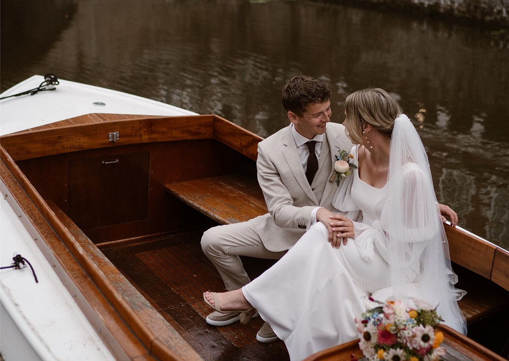 witte trouwjurk van pronovias atelier speksnijder