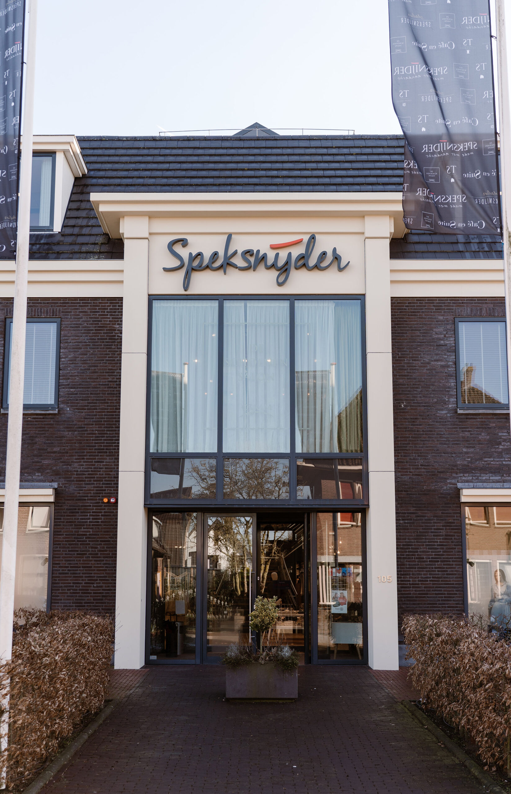 Voorzijde winkel Atelier Speksnijder